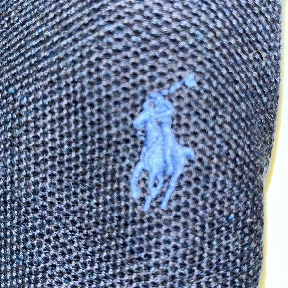 Polo by Ralph Lauren Size XL, 1/4 Zip Sweater 100% Pina Cotton, GUC. Navy Blue - Picture 14 of 15